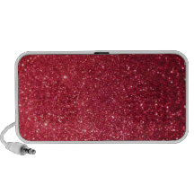 Scintillement rouge haut-parleur mp3