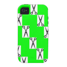 Scissor IPhone Case Neon Green Case-Mate iPhone 4 Cover