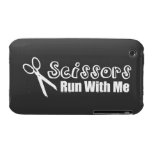 Scissors Run With Me iPhone 3 Covers