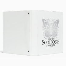 Scoliosis Butterfly 3 Ring Binders