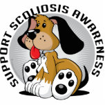 Scoliosis Dog Photo Sculpture