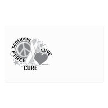 Scoliosis Peace Love Cure Business Card Template