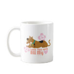 Scooby Doo "Love You With All My Heart" mugs