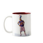 Scooter ball spin on head coffee mugs