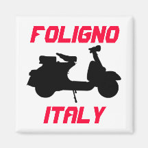 Scooter, Foligno, Italy Refrigerator Magnet