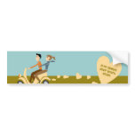 scooter love Bumper Sticker