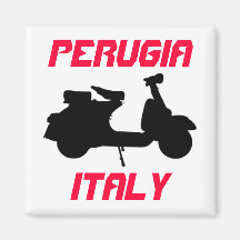 Scooter, Perugia, Italy Magnets