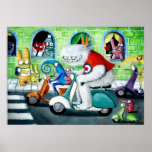 Scooter rally - Yeti and Co. posters