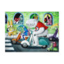 Scooter Rally - Yeti and Monsters Post Cards