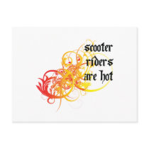 Scooter Riders Are Hot Post Card