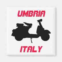 Scooter, Umbria, Italy Magnets