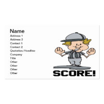 Score Business Card Templates