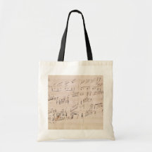 Score sheet of 'Moonlight Sonata' Bags