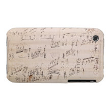 Score sheet of 'Moonlight Sonata' iPhone 3 Cover