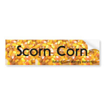 Scorn Corn Bumper Stickers
