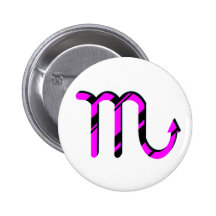 Scorpio Black and Pink with Symbol