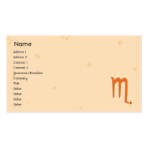 Scorpio - Business Business Cards