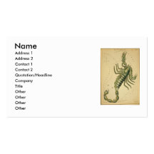 Scorpio Business Card