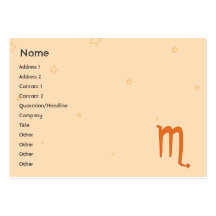 Scorpio - Chubby Business Card Template