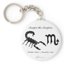 Scorpio Constellation/Zodiac Keychain