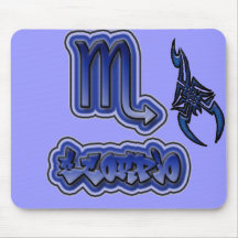 Scorpio Night, scorpio tag2 Mouse Mat