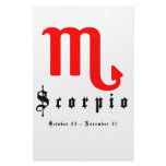 Scorpio, October 23 - November 21 stationery