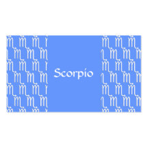 Scorpio Pattern Business Card