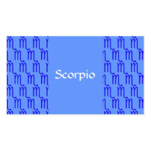 Scorpio Pattern Business Card Templates