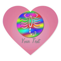 Scorpio Rainbow Colour Zodiac Scorpion Pink