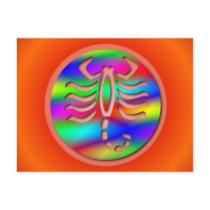 Scorpio Rainbow Colour Zodiac Scorpion