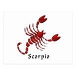 Scorpio Sign Postcard postcards