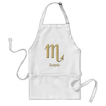 Scorpio symbol apron