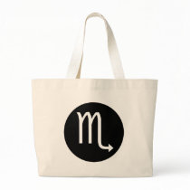 Scorpio Symbol Tote Bags