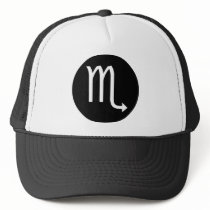 Scorpio Symbol Hats