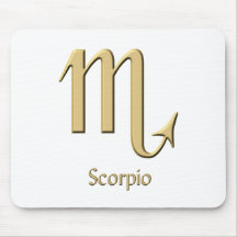 Scorpio symbol mouse pads