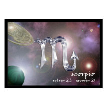 Scorpio The Scorpion ACEO Business Card Template