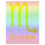 scorpio yellow, spectral romb personalized flyer