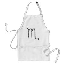 Scorpio. Zodiac Astrology Sign. Aprons