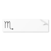 Scorpio. Zodiac Astrology Sign. Bumper Stickers