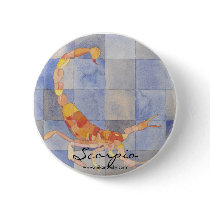 Scorpio Zodiac Buttons