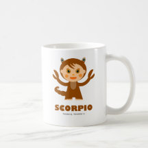 Scorpio Zodiac for Kids Coffee Mugs