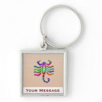 Scorpio Zodiac Rainbow Luggage Tag Baggage Tag Key Chains
