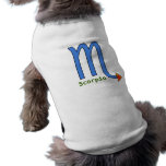Scorpio Zodiac sign for pets dogs Doggie Shirt
