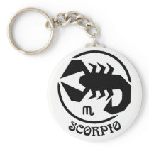 Scorpio Zodiac Sign Keychains