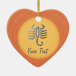 Scorpio Zodiac Star Sign Birthday Christmas Ornament