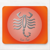 Scorpio Zodiac Star Sign In Light Silver