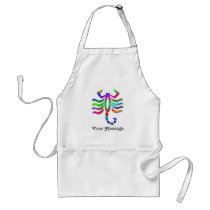 Scorpio Zodiac Star Sign Rainbow Aprons