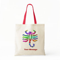 Scorpio Zodiac Star Sign Rainbow Bags