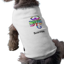 Scorpio Zodiac Star Sign Rainbow Dog Jacket Doggie Shirt