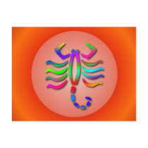 Scorpio Zodiac Star Sign Rainbow Picture
